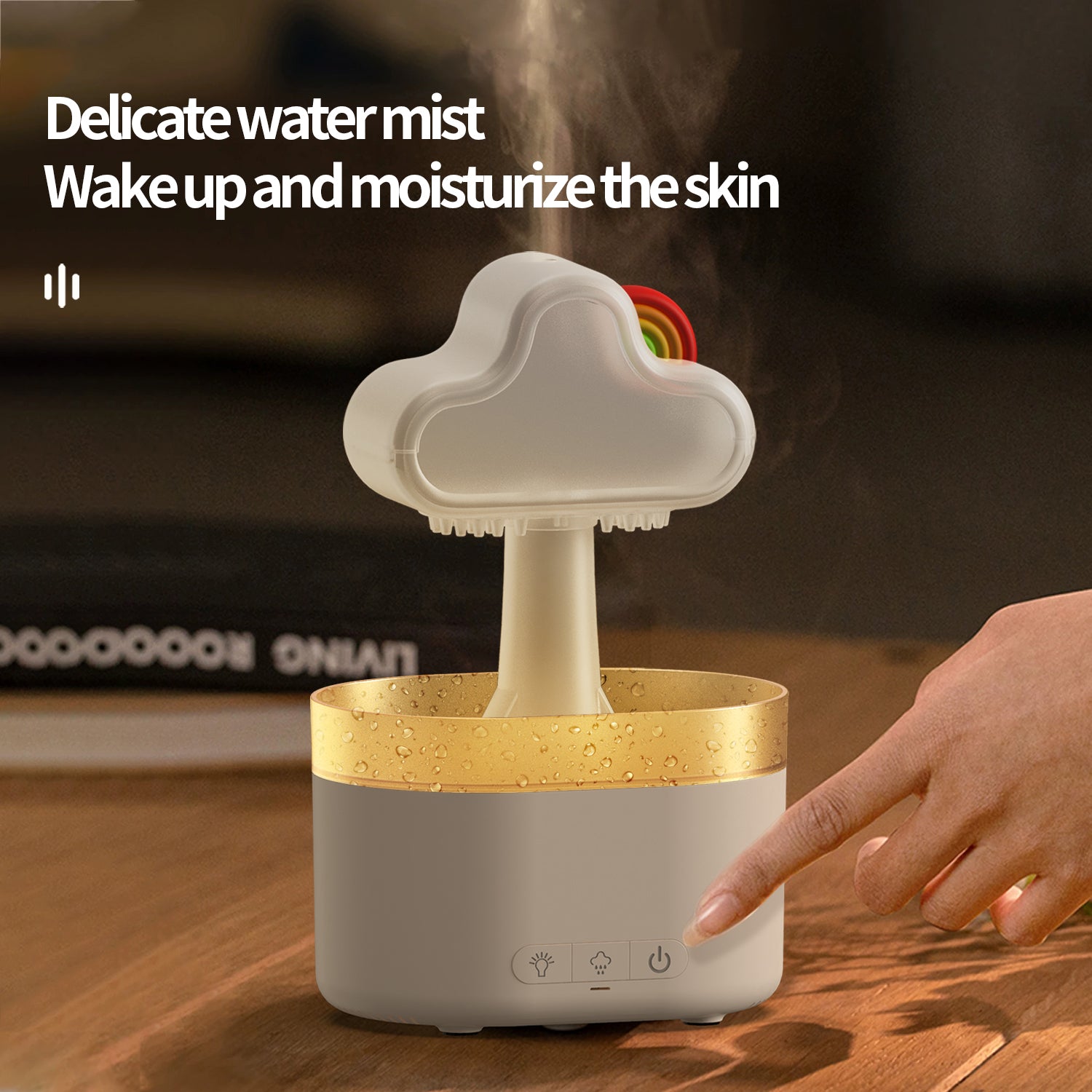 Rain Cloud Humidifier Pro 500ml - full product with accessories