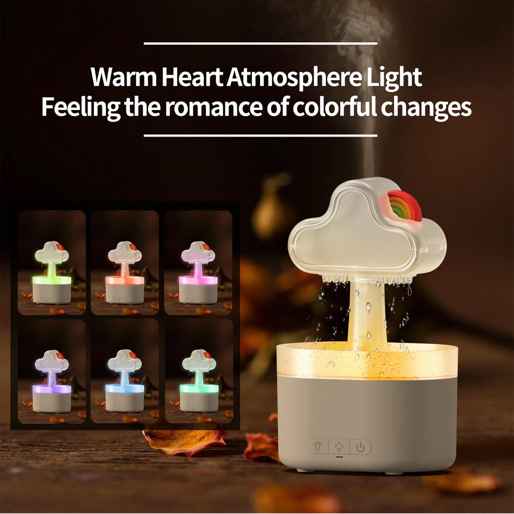 Rain Cloud Humidifier Pro 500ml - 7 colour modes overview