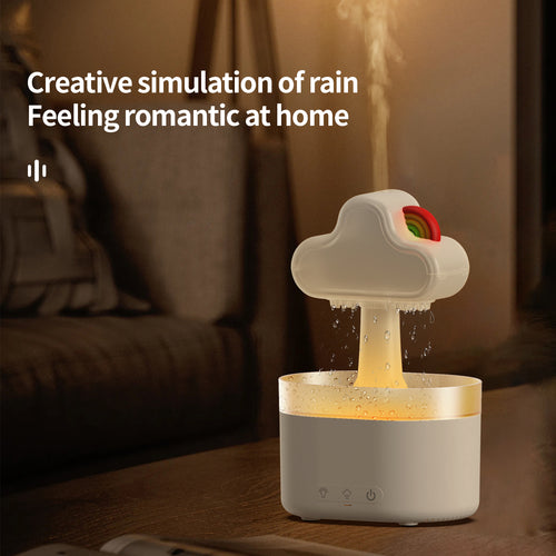 Rain Cloud Humidifier Pro - cosy bedroom aesthetic setup