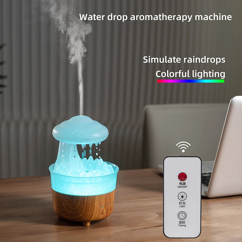 Rain Cloud Humidifier USB powered - compact desk design